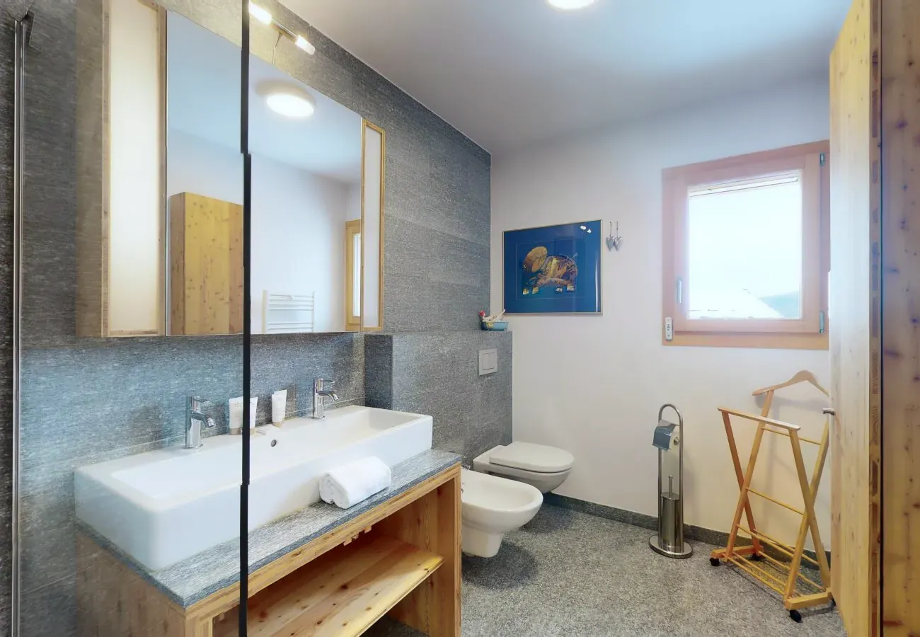 Bathroom with a shower in the chalet
